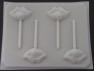 234x Mouth with Tongue Rock and Roll Chocolate or Hard Candy Lollipop Mold